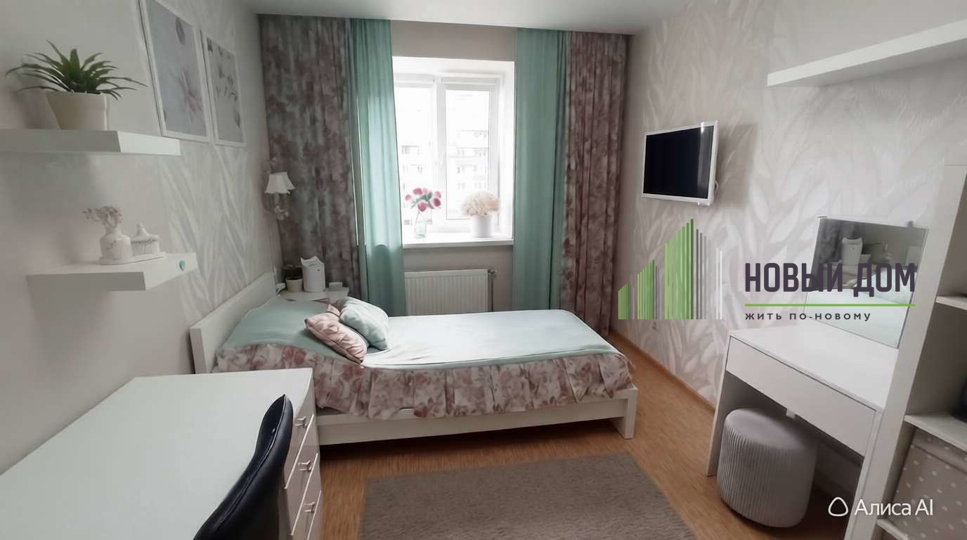 3-комнатная квартира, 75,4 м² — Александра Корсунова проспект, 42к2