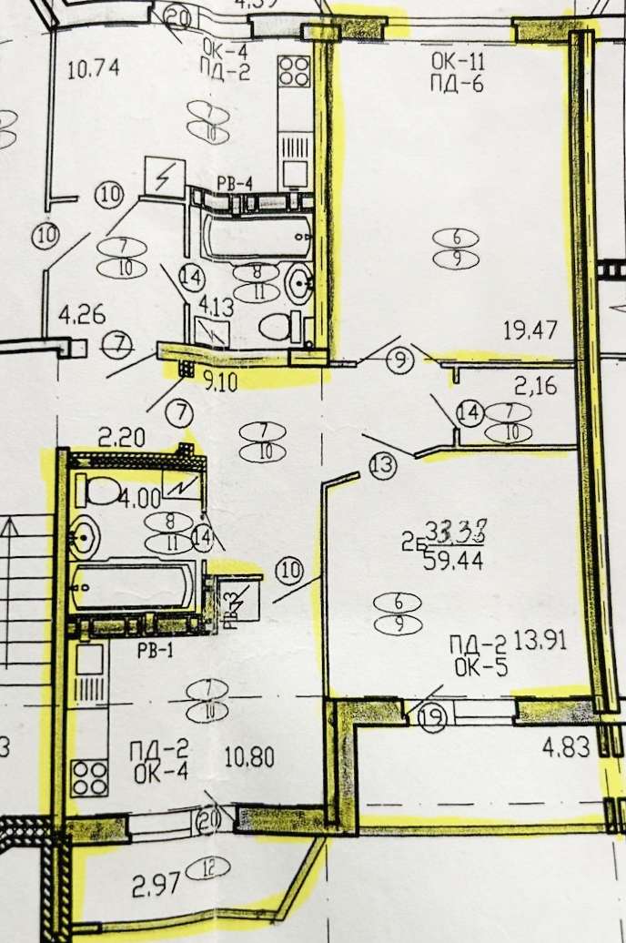 2-комнатная квартира, 59,8 м² — Рахманинова улица, 10